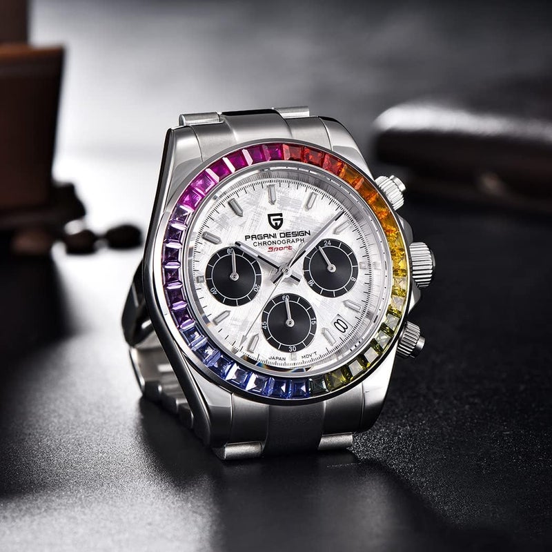 Pagani Design PD1676 Men's Sapphire Sports Quartz Chronograph Watch - Image 4